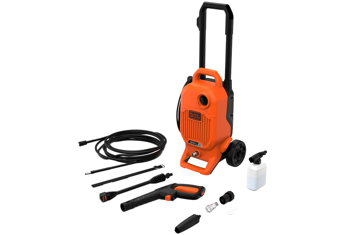 Myjka ciśnieniowa BLACK & DECKER BEPW1700-QS zestaw akcesoria komplet wyposazenie