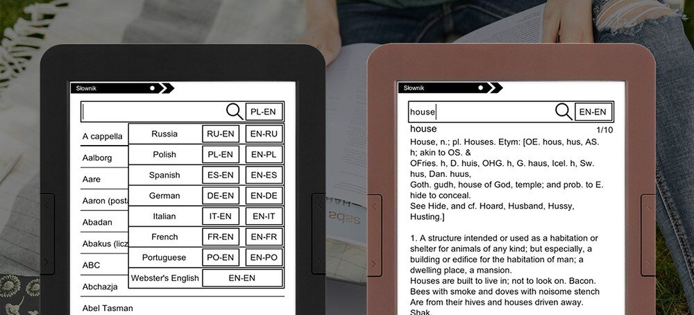 Czytnik e-booków BEMI Cognita+  Słownik 