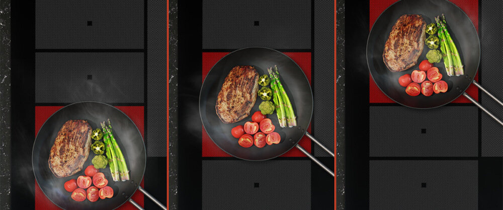 PŁYTA GRUNDIG GIEI 638986 IF Regulacja mocy na suwaku funkcja move przesuwanie precyzyjne sterowanie