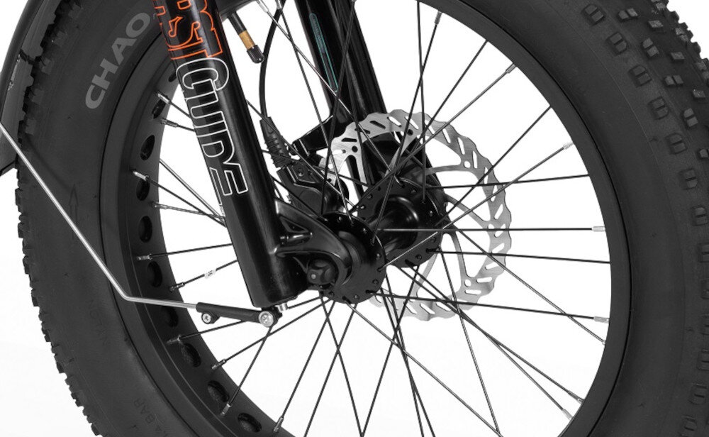 Rower elektryczny ECOBIKE Ezo Alper U20 20 cali Srebrny podstawa bezpieczenstwa hamulce tarczowe hydrauliczne na przod i na tyl dua sila hamowania plyn hamulcowy podwojny pakiet bezpieczenstwa