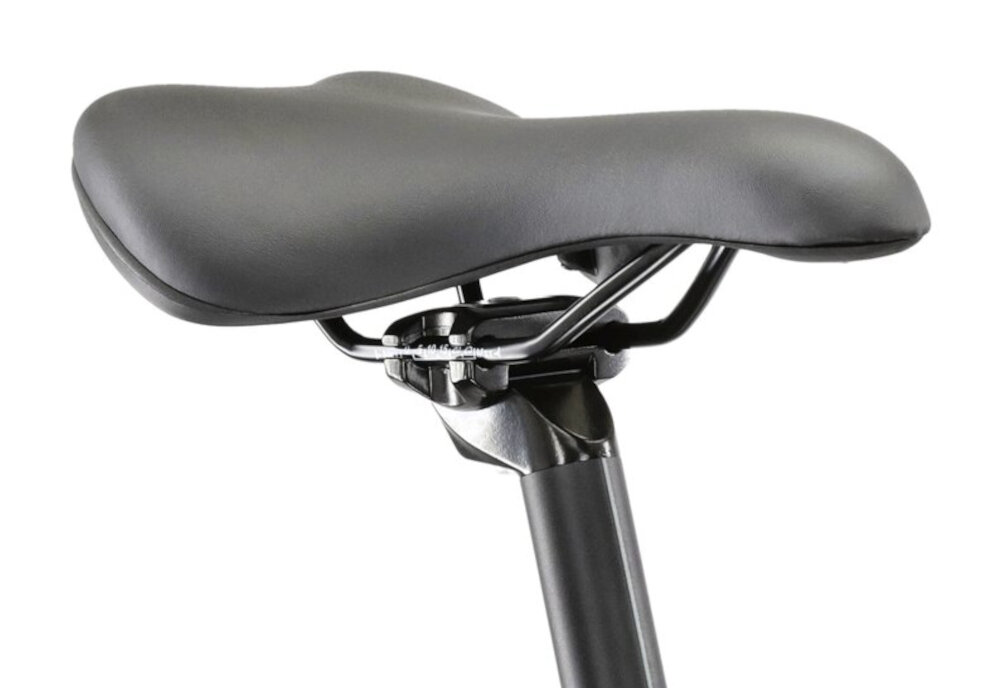 Rower górski MTB KROSS Hexagon 1.0 M21 26 cali męski Czarno-żółty piankowe siodelko ergonomiczna forma minimalizuje nacisk na punkty kontakt z cialem rowerzysty odpowiednie podparcie dla kosci siedzacych