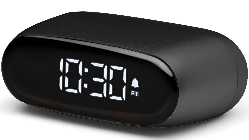 Budzik LEXON Minut Mini kompaktowy wymiary budzik