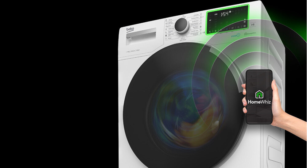 Pralka BEKO B5WFU58416WBDCB 8kg 1400 obr Autodozowanie sterowanie aplikacja HomeWhiz zdaalne monitorowanie pralki