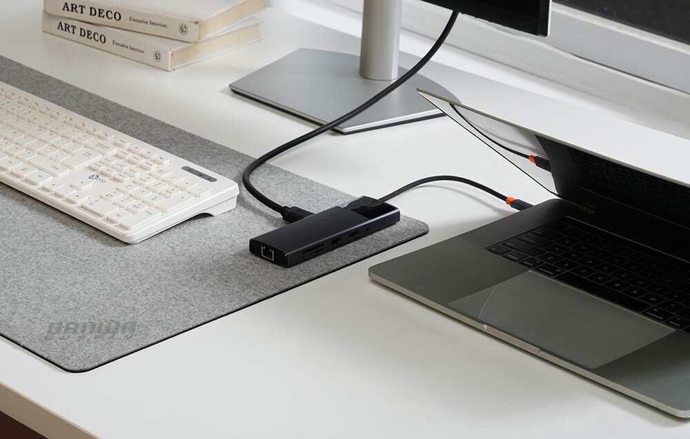 Hub BASEUS Metal Gleam Series II 11w1 USB Typu C, Pasywny przeznaczenie cechy zalety