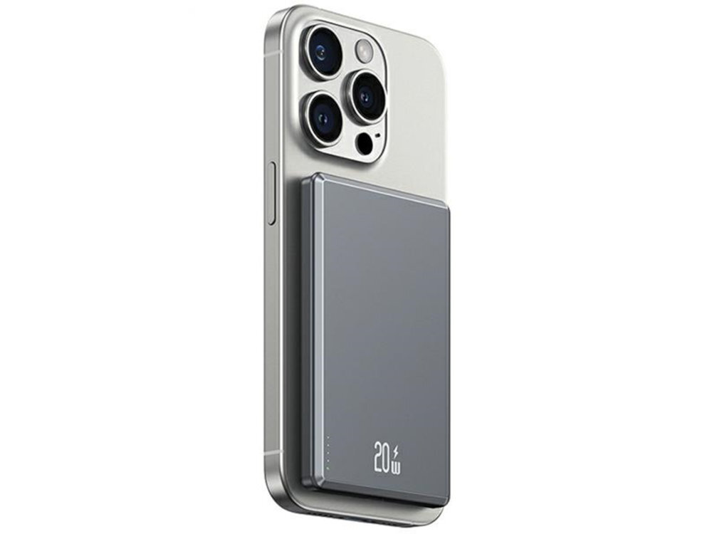 Powerbank USAMS US-CD220 ładowania bezprzewodowego 15 W wejście i wyjście USB-C 5V-3A, 9V-2.22A, 12V-1.67A szybkie ładowanie 2 godzin