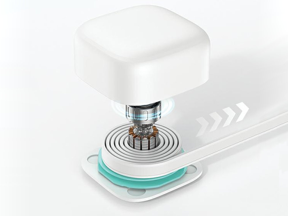 Powerbank USAMS US-CD216 18000 mAh podróżników pracujących zdalnie pasjonatów aktywności outdoorowych 12000 mAh Zwijany kabel oraz magnetyczne zaczepienia 3,5 godziny