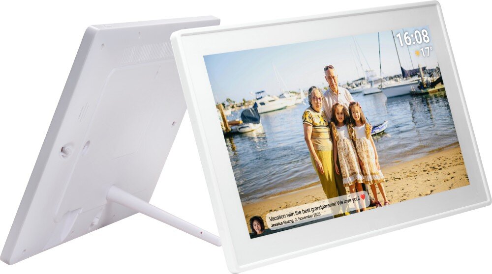 Ramka cyfrowa DENVER Frameo PFF-1515W Biały przekątna rozdzielczość wyświetlacz kontrast