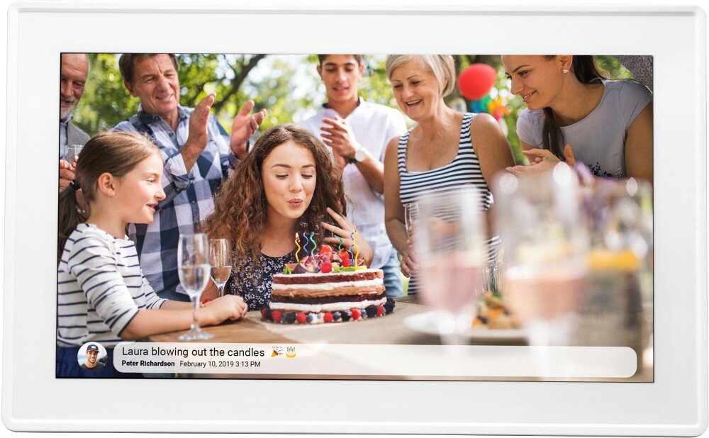 Ramka cyfrowa DENVER Frameo PFF-1515W Biały pamięć karty pamięci format plików tryby