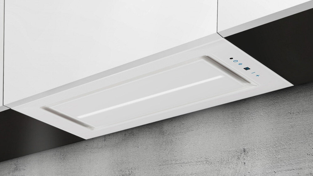 OKAP AFRELLI PIANO biały montaż podszafkowy szerokość 59,5 cm łatwa obsługa Oświetlenie LED