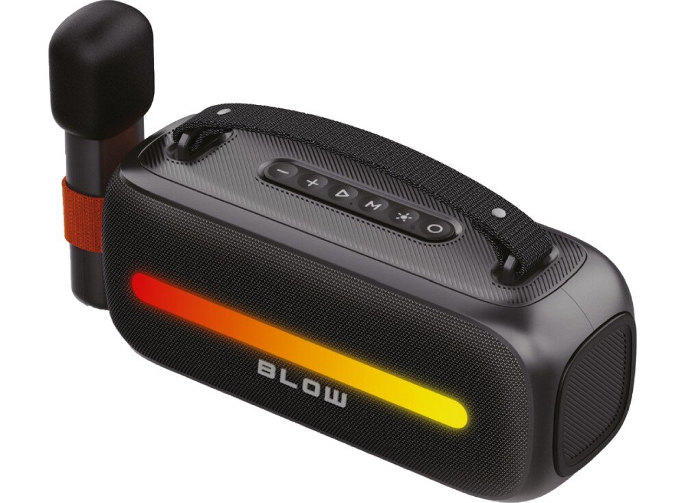 Głośnik mobilny BLOW SoundBox Radio FM Czarny bas podbicie funkcje