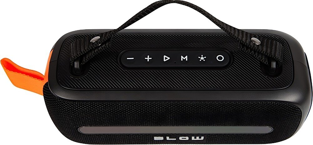 Głośnik mobilny BLOW SoundBox Radio FM Czarny podświetlenie łączność Bluetooth
