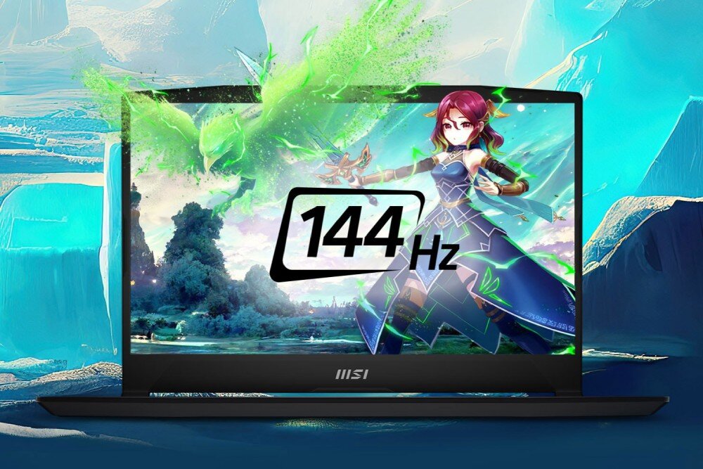 Laptop MSI Bravo 15 C7VF-249XPL 15.6 IPS 144Hz R7-7735HS 16GB RAM 1TB SSD GeForce RTX4060 + Karta zniżkowa G2A wyświetlacz przekątna rozdzielczość odświeżanie