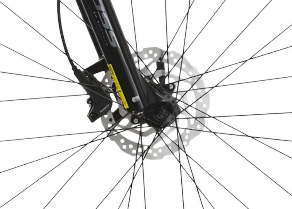 Rower górski MTB KROSS Esprit 5.0 M20 29 cali męski Grafitowy podstawa bezpieczenstwa hamulce tarczowe hydrauliczne marki SRAM duza sila hamowania na kazde warunki pogodowe na kazda trase plyn hamulcowy z przodu i z tylu podwojny pakiet bepieczenstwa