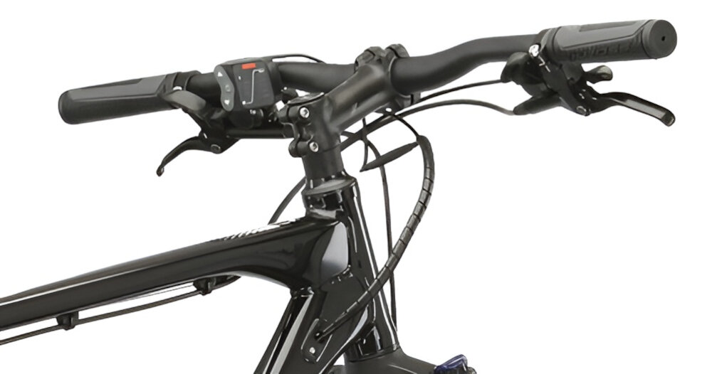 Rower elektryczny KROSS Esprit Boost 1.0 M19 29 cali męski Czarny aluminiowa kierownica antyposlizgowy material wyswietlacz LED