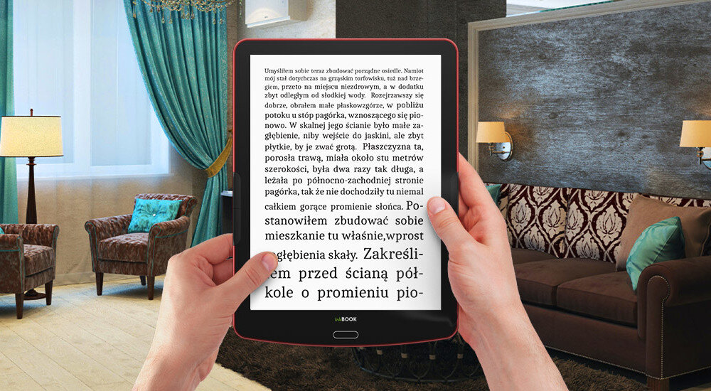 EBOOK READER INKBOOK FOCUS 7,8 czcionka powiększanie menu