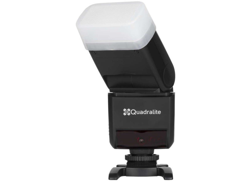 QUADRALITE Stroboss 36 ręcznym i automatycznym 24–105 mm wbudowany dyfuzor 15 mm biały ekran odbijający nakładkę zmiękczającą światło podstawka poręczny pokrowiec