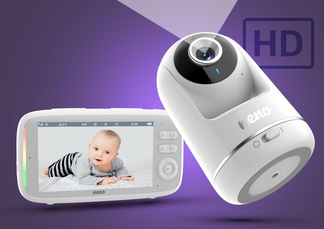 Niania elektroniczna NENO Vista Jakość HD odbiornik obraz wysoka jakość