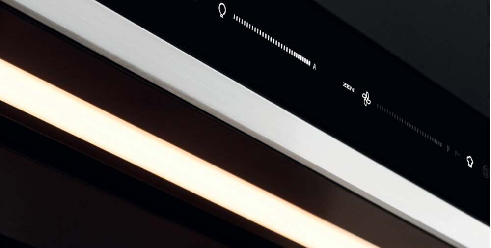 OKAP WHIRLPOOL WHVA 62F LM K oświetlenie LED jasne światło oszczędność energii podwójna listwa