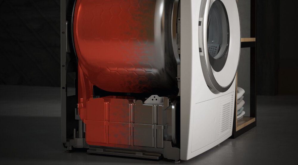 SUSZARKA MIELE TEC665 WP 125 Technologia pompa ciepła oszczędność energii ekonomiczne rozwiązanie ochrona tkanin