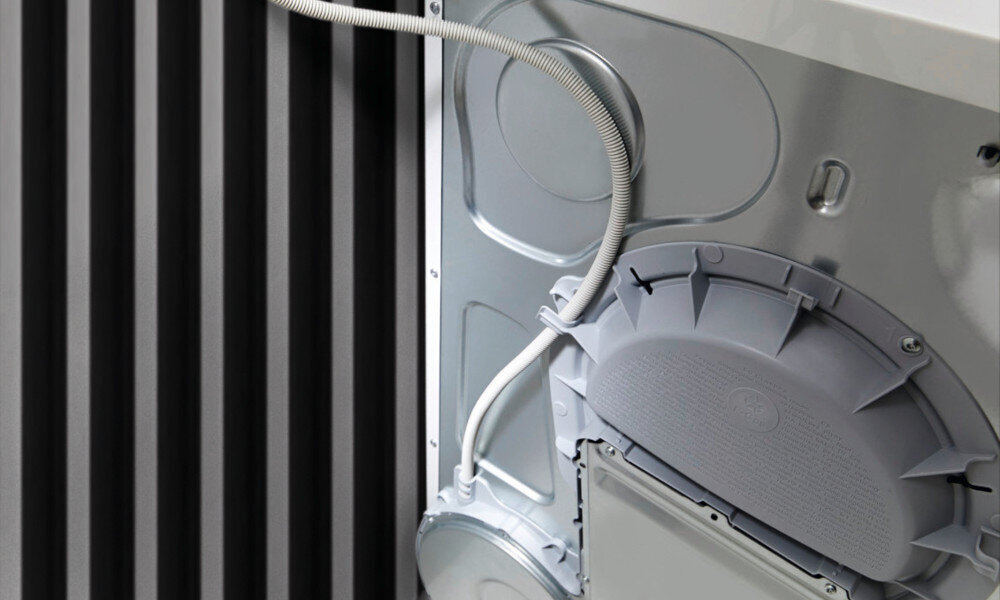 SUSZARKA MIELE TEC665 WP 125 odprowadzenie wody zintegrowany system