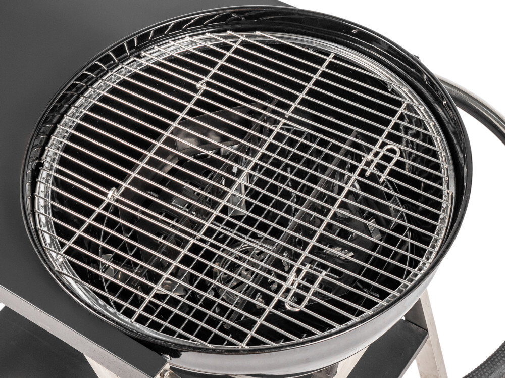 Grill węglowy BBQ LINE MIR709 ze stali emaliowana powloka chromowany ruszt srednica rusztu 56 cm