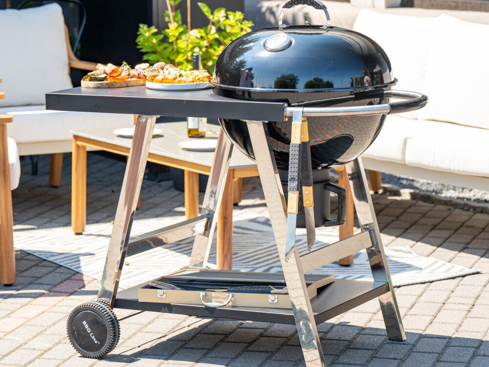 Grill węglowy BBQ LINE MIR709 stalowa konstrukcja wytrzymalosc