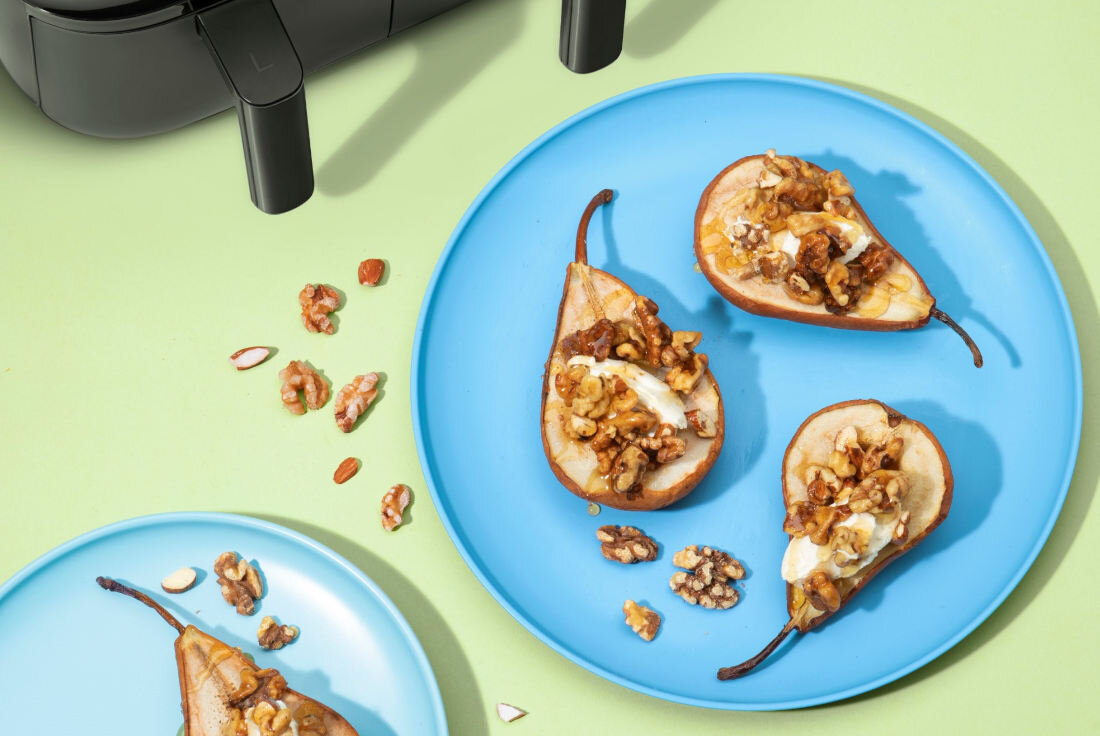 Frytkownica beztłuszczowa NUTRIBULLET Twin Drawer NBA081B Air Fryer z podwójnym koszem Konwekcja 360° Równomierne gotowanie smak pieczenie smażenie suszenie