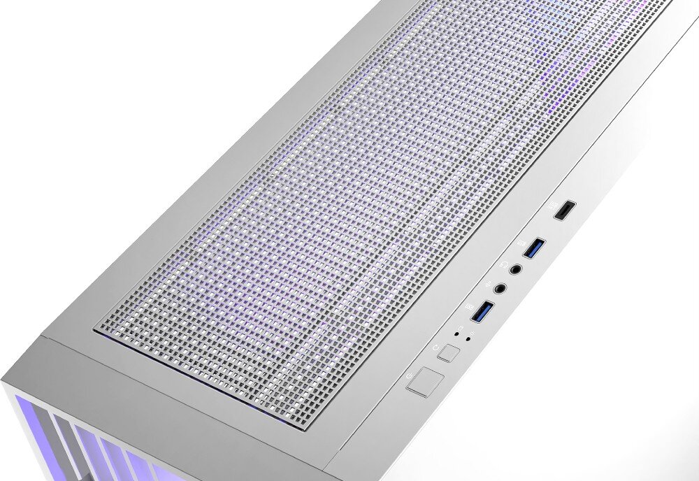 Obudowa MODECOM Volcano Perun Apex ARGB Midi Biały rozbudowa miejsce porty