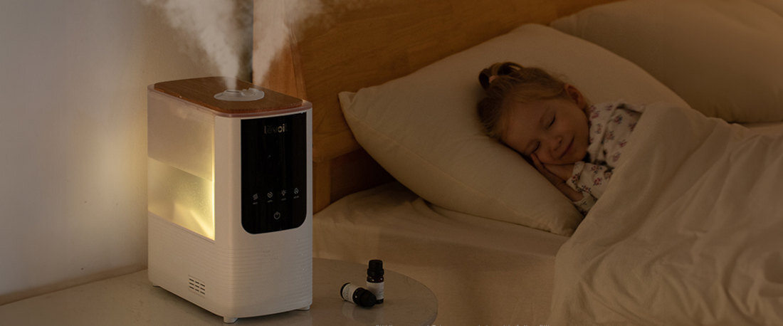 Nawilżacz ultradźwiękowy LEVOIT OasisMist 450 Komfort spokój cicha praca użytkowanie relaks sen zakłócenia powietrze