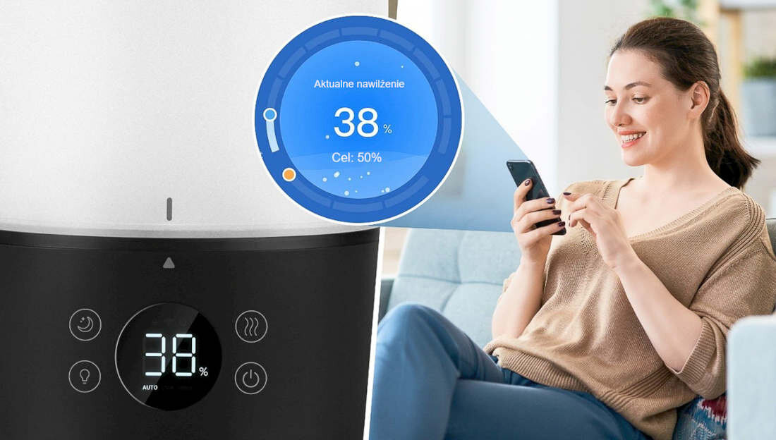 Nawilżacz ultradźwiękowy LEVOIT Dual 200S Pro komfort wygoda użytkowanie asystent głosowy Google Assistant Amazon Alexa komendy głosowe sterowanie