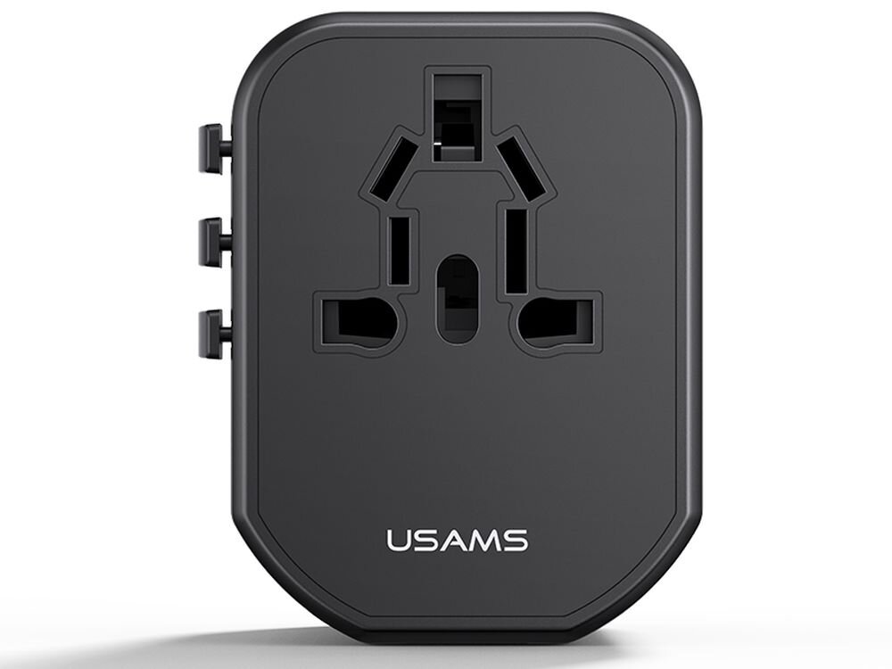 Ładowarka sieciowa USAMS T59 Czarny bezpieczenstwo, wygoda, adapter, typy wtyczek, urzadzenia elektryczne podpięte do ładowarki