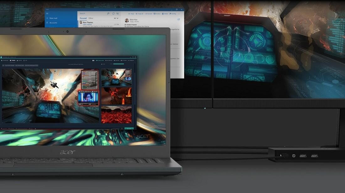 Laptop ACER Aspire 7 - Wi-Fi 6, Bluetooth 5, Thunderbolt 4 i HDMI 2.1