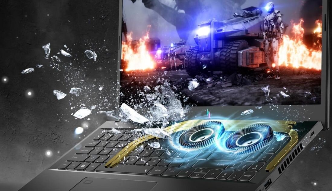 Laptop ACER Nitro V 15 - System chłodzenia