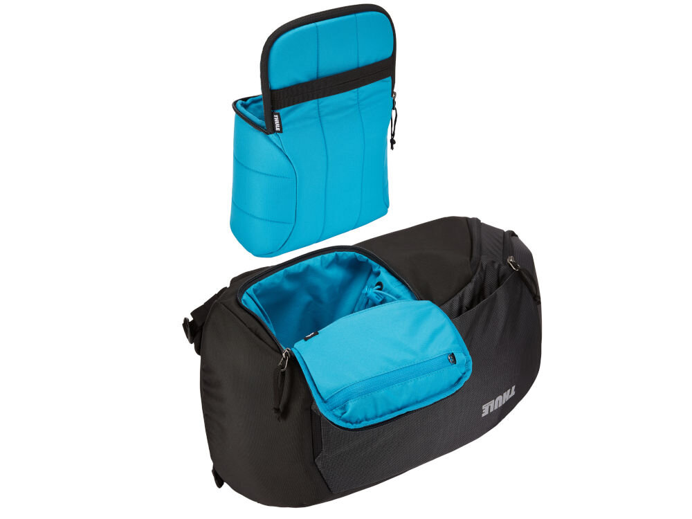 Plecak THULE EnRoute Medium DSLR 20L Czarny specjalna kieszeń ochronna na aparat przegrody inspirowane sztuką origami