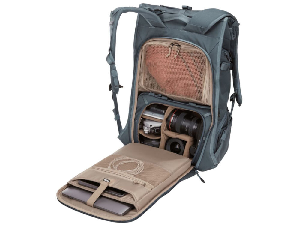 Plecak THULE Covert DSLR Backpack 32L szary odłączany wyściełany futerał na aparat możliwość ściągnięcia lekki wygodny waga 2,14 kg
