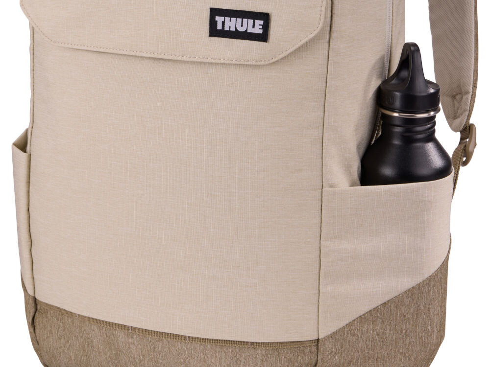 Plecak na laptopa THULE Lithos 20L 15.6-16 cali Zielono-czarny wyściełany panel tylny miękkie paski na ramię system zarządzania paskiem
