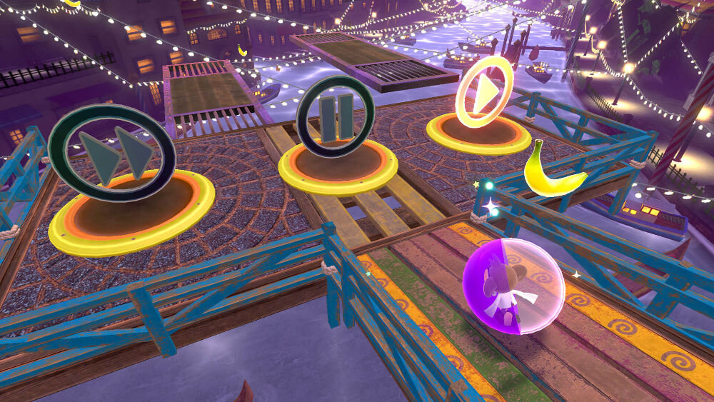 Super Monkey Ball: Banana Rumble Gra NINTENDO SWITCH tryb solo koopoeracji dla 4 graczy ponad 200 nowych etapów