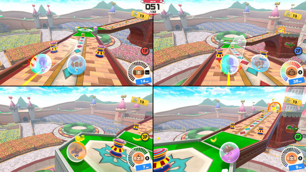 Super Monkey Ball: Banana Rumble Gra NINTENDO SWITCH wsparcie dla lokalnego trybu wieloosobowego na podzielonym ekranie