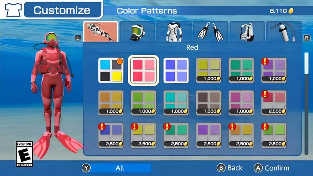 Endless Ocean Luminous Gra NINTENDO SWITCH opcje personalizacji zabawne gesty