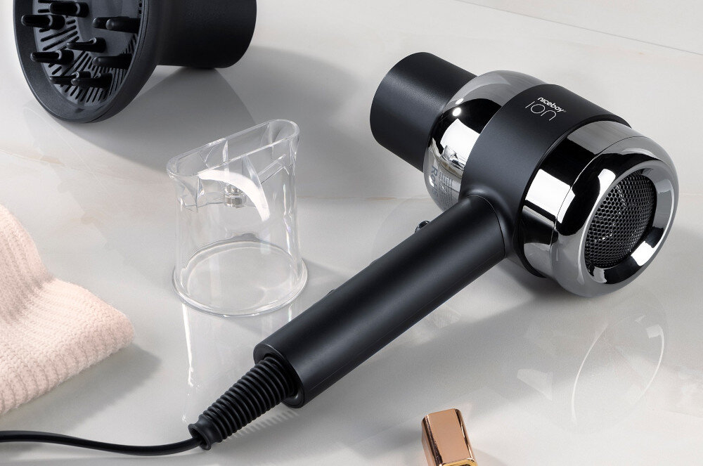 Suszarka NICEBOY Ion AirSonic Pro Różowy 2200W Dyfuzor objętościowy efekt modelowanie połysk objętość włosy