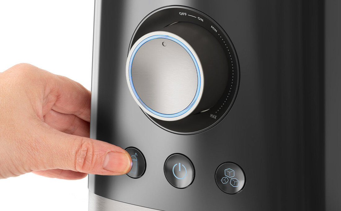 Blender kielichowy BLACK&DECKER ES9120110B zmienna prędkość moc rezultaty miksowanie blendowanie kruszenie trzy programy