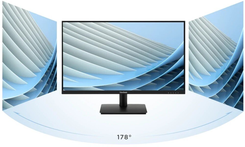 Monitor VIEWSONIC VA240-H 23.8 1920x1080px IPS 100Hz 1 ms [MPRT] ekran obraz jakość rozdzielczość kolory matryca