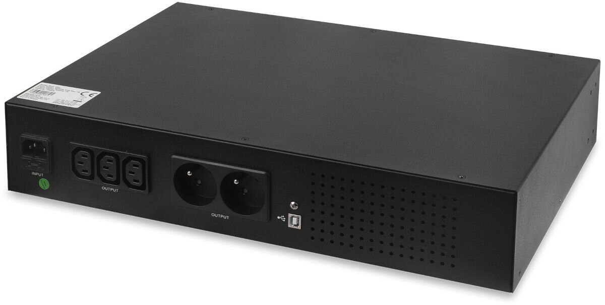 Zasilacz UPS VOLT RackUPS 2000VA 1200W napięcie typu czysty sinus