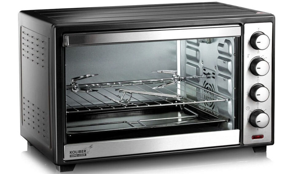 Piekarnik KOLIBER Supermax X-4000-W Czarny nowoczesny kompaktowy stal nierdzewna trwały elegancki