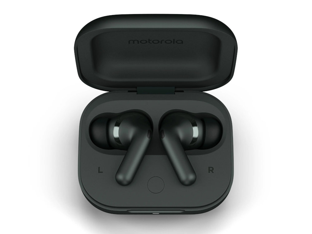Słuchawki dokanałowe MOTOROLA Moto Buds+ do 8 godzin kompaktowe etui 30 godzin