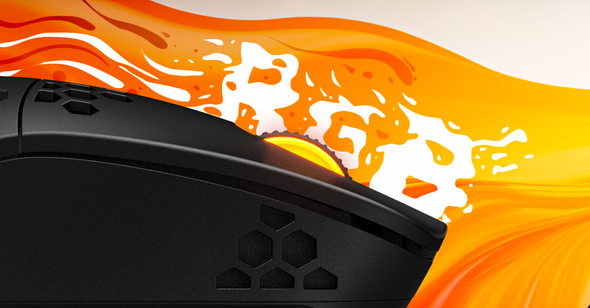 Mysz HATOR Stellar Pro Wireless Czarny podświetlenie RGB 16,8 milionów kolorów