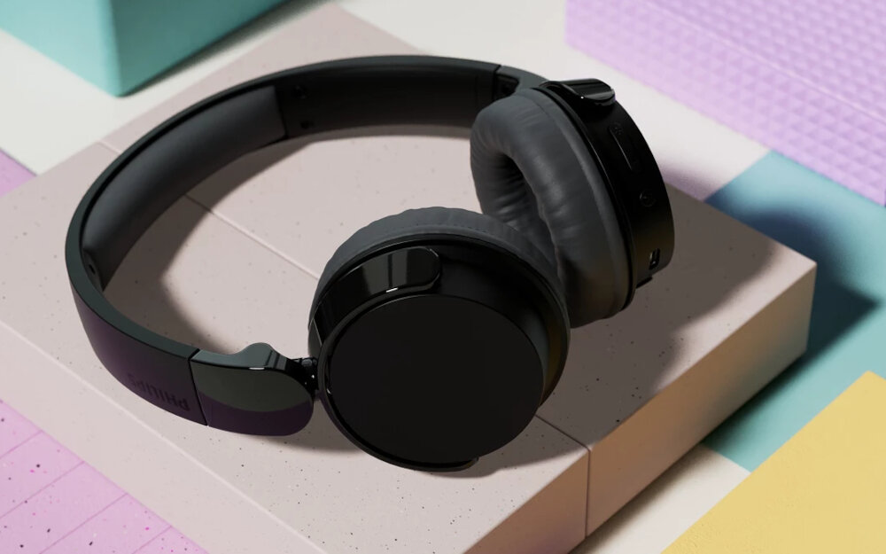 Słuchawki nauszne PHILIPS TAH3209 regulacja miekkie nauszniki opaska palak
