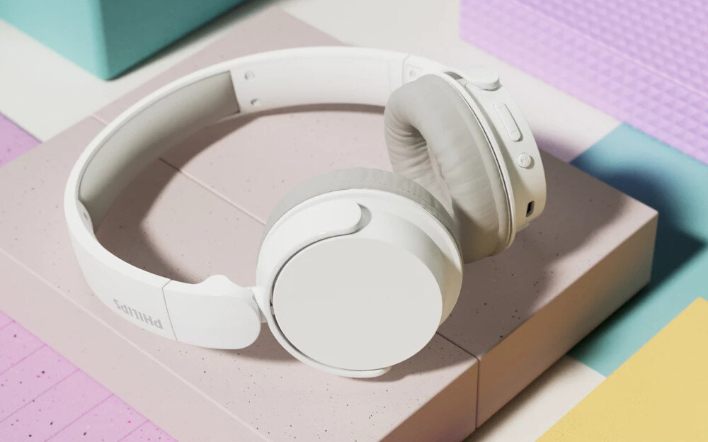 Słuchawki nauszne PHILIPS TAH3209 regulacja miekkie nauszniki opaska palak