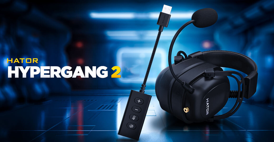 słuchawki HATOR Hypergang 2 USB 7.1 dla wymagających