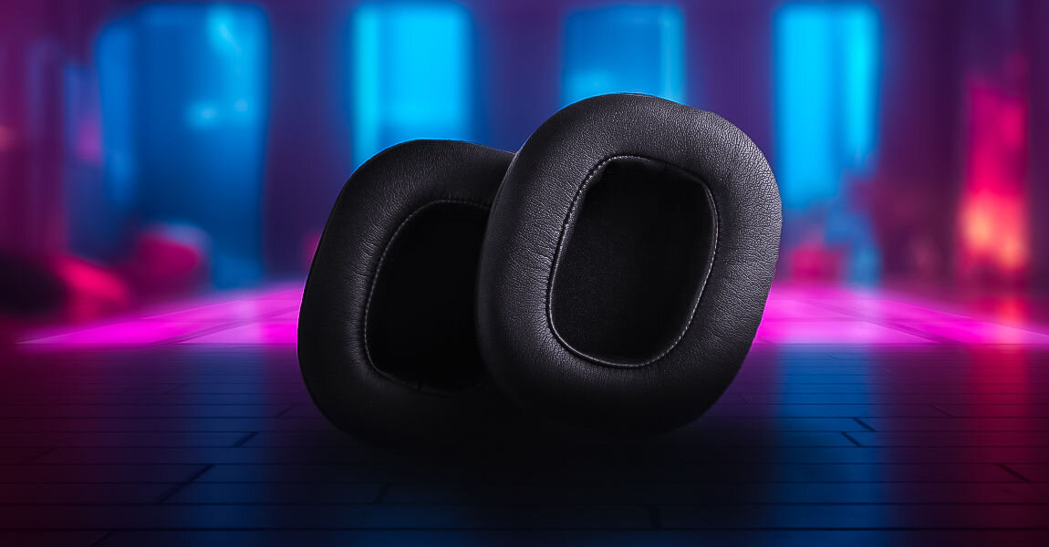 Słuchawki HATOR Hypergang 2 USB 7.1 czarny waga 245 g ergonomiczne poduszki nauszne ze skóry proteionowej pianki memory